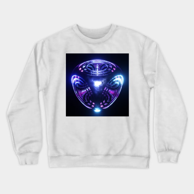 Colorful Metallic 3D Cube Design Crewneck Sweatshirt by jrfii ANIMATION